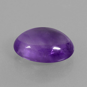 Ametista Viola naturale da 5.58 ct, Taglio ovale, Trasparente