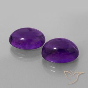 Gemme di Ametista Viola medio naturale da 13.29 ct, Ovale, Trasparente