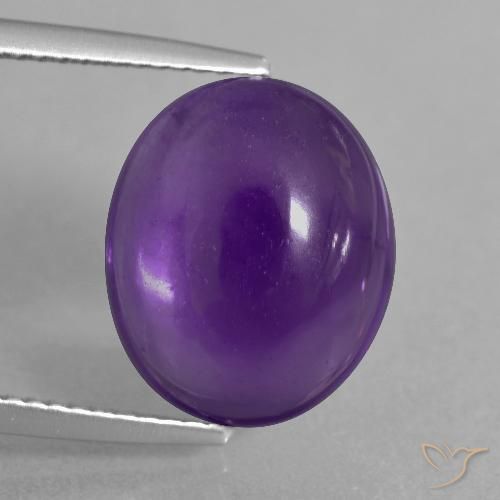 7.35ct Naturale Viola medio Ametista, Ovale, Trasparente
