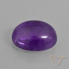 Ametista Viola medio naturale da 7.35 ct, Ovale, Trasparente