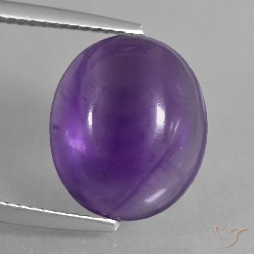 7.17ct Naturale Viola medio Ametista, Ovale, Trasparente