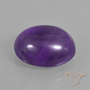 Ametista Viola medio naturale da 7.17 ct, Ovale, Trasparente