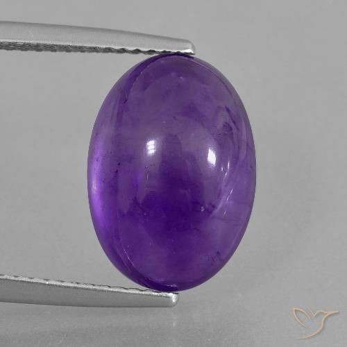 7.13ct Naturale Viola medio Ametista, Ovale, Trasparente