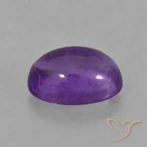 Ametista Viola medio naturale da 6.14 ct, Ovale, Trasparente