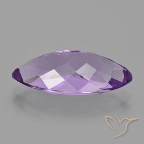 Ametista Viola medio naturale da 6.24 ct, Taglio marquise, VS