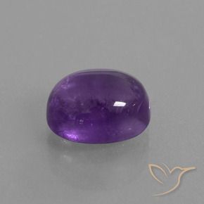 Ametista Viola medio naturale da 3.62 ct, Ovale, Trasparente