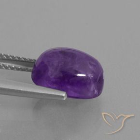 Ametista Viola medio naturale da 3.62 ct, Ovale, Trasparente