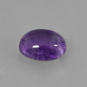 Ametista Viola medio naturale da 2.75 ct, Taglio ovale, Trasparente