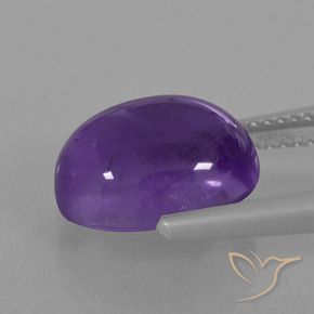 Ametista Viola medio naturale da 5.41 ct, Ovale, Trasparente