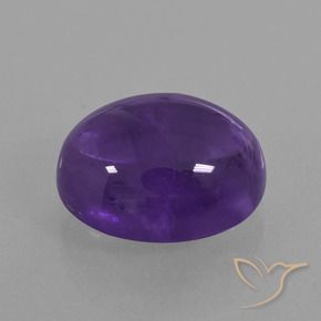 Ametista Viola medio naturale da 5.53 ct, Ovale, Trasparente