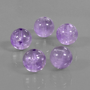 Gemme di ametista deep iris violetta naturale da 34,90 ct, sfera / palla, trasparente