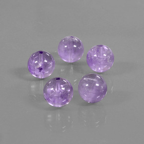 Gemme di ametista deep iris violetta naturale da 34,90 ct, sfera / palla, trasparente