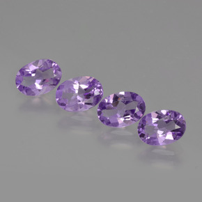 Gemme di Ametista Viola naturale da 2.70 ct, Taglio ovale, VS