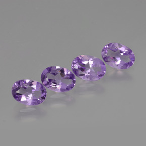 Gemme di Ametista Viola naturale da 2.70 ct, Taglio ovale, VS