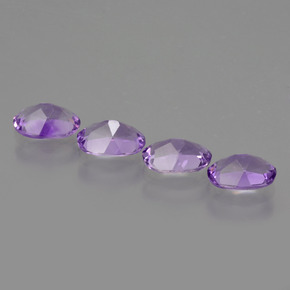 Gemme di Ametista Viola naturale da 2.70 ct, Taglio ovale, VS
