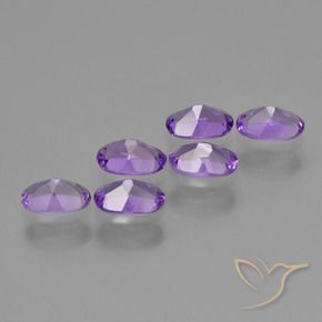 Gemme di Ametista Viola scuro naturale da 2.48 ct, Ovale, VVS-VS