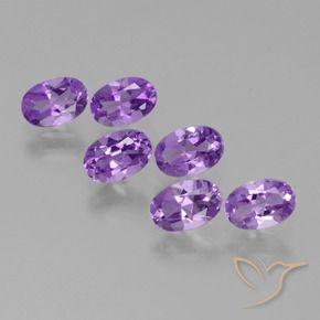 Gemme di Ametista viola vivido naturale da 2.56 ct, Ovale, VVS-VS