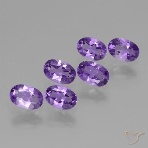 Gemme di Ametista Viola scuro naturale da 2.63 ct, Ovale, VVS-VS