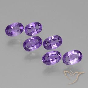 Gemme di Ametista Viola scuro naturale da 2.63 ct, Ovale, VVS-VS