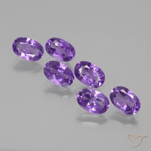 2.52ctw Naturale Viola Intenso Ametista, Ovale, VVS-VS