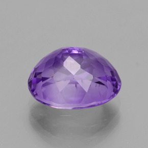 Ametista Viola naturale da 4.08 ct, Taglio ovale, VS-SI