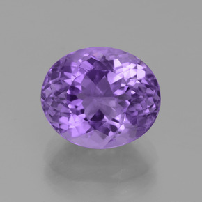Ametista viola naturale da 5,18 ct, taglio ovale, VS