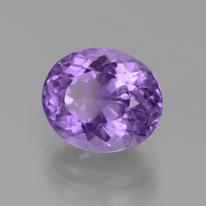 Ametista viola naturale da 5,18 ct, taglio ovale, VS