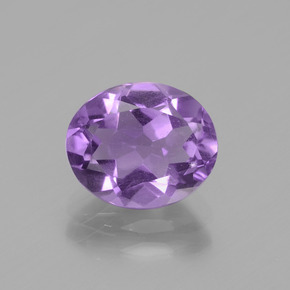 Ametista Viola naturale da 2,00 ct, Taglio ovale, VS