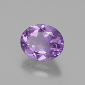 Ametista Viola naturale da 2,00 ct, Taglio ovale, VS