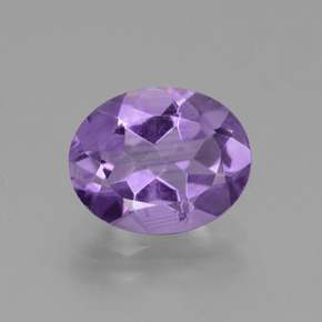 Ametista Viola naturale da 2.33 ct, Taglio ovale, VVS-VS