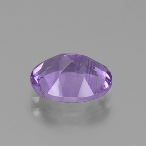 Ametista Viola naturale da 2.33 ct, Taglio ovale, VVS-VS