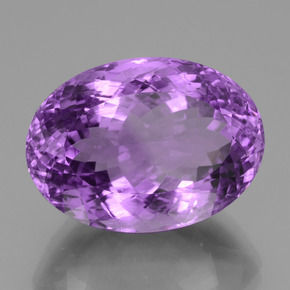 Ametista viola naturale da 31,57 ct, taglio ovale, VVS-VS