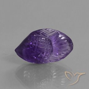 Ametista Viola scuro naturale da 10.52 ct, Taglio a fantasia, Trasparente