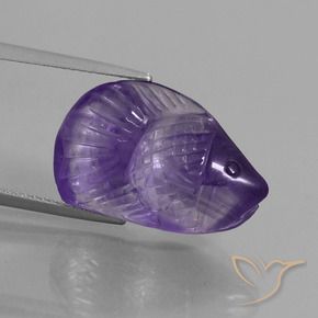 Ametista Viola medio naturale da 13.40 ct, Taglio a fantasia, Trasparente