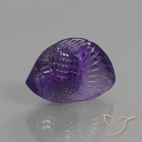Ametista Viola medio naturale da 12.56 ct, Taglio a fantasia, Trasparente