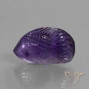 Ametista Viola scuro naturale da 13.44 ct, Taglio a fantasia, Trasparente