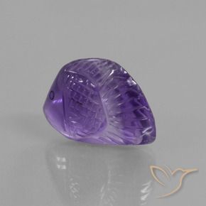 Ametista Viola medio naturale da 15.38 ct, Taglio a fantasia, Trasparente