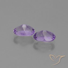 Gemme di Ametista Colore viola intenso naturale da 1.43 ct, Ovale, VVS-VS