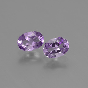 Gemme di ametista viola naturale da 1,38 ct, taglio ovale, VVS