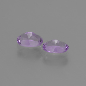 Gemme di ametista viola naturale da 1,38 ct, taglio ovale, VVS