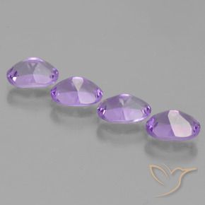 Gemme di Ametista Deep Iris Violetta naturale da 2.91 ct, Ovale, VS