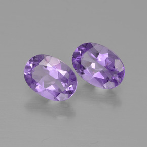 Gemme di Ametista Viola medio naturale da 1.40 ct, Taglio ovale, VS