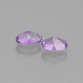 Gemme di ametista viola rosato naturale da 1,37 ct, taglio ovale, VS