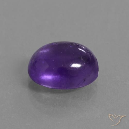 Ametista Viola medio naturale da 3.52 ct, Ovale, Traslucido