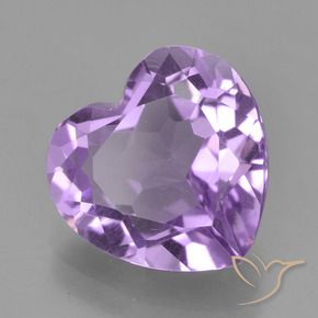Ametista Viola tendente al rosa naturale da 3.05 ct, Cuore, VVS-VS