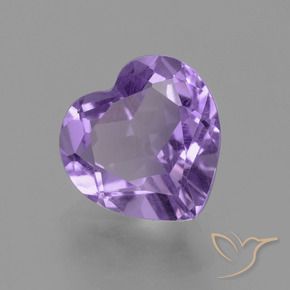 Ametista Colore viola intenso naturale da 3.13 ct, Cuore, VS