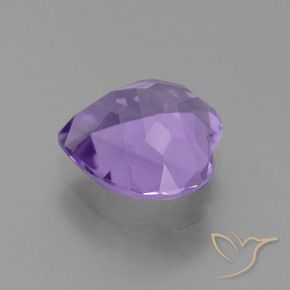 Ametista Colore viola intenso naturale da 3.13 ct, Cuore, VS