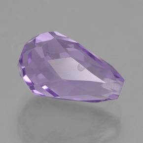 Ametista Viola naturale da 3.86 ct, Taglio briolette, VS