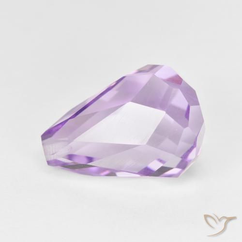 7.36ct Naturale Iris Violetta Ametista, Taglio briolette, VS