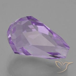 Ametista Deep Iris Violetta naturale da 3.71 ct, Taglio briolette, VS